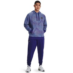 Blusão de Moletom Under Armour Rival Fleece Printed Hd - Masculino - Foto 1