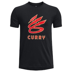 Camiseta Under Armour Curry Lightning Logo - Infantil - Foto 2