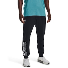 Calça Jogger Under Armour Rival Fleece Graphic - Masculina - Foto 1
