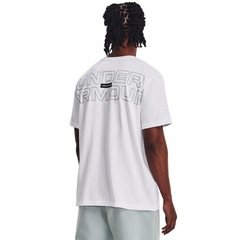Camiseta Under Armour Outline Heavyweight - Unissex - Foto 3
