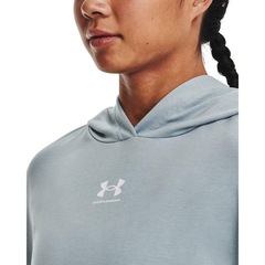 Blusão de Moletom Under Armour Rival Terry Ss Hoddie - Feminino - Foto 1