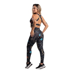 Macacão Fitness com Bojo Mvb Modas Feminino Suplex Academia - Foto 3
