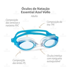 Óculos de Natação Vollo Essential - Adulto - Foto 2