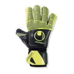 Luva de Goleiro Uhlsport Supersoft Hn Flex Flame com Tala - Adulto - Foto 1