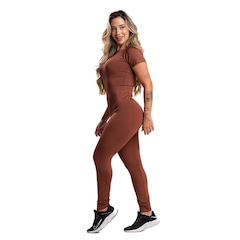 Macacão Mvb Modas Fitness Longo - Feminino - Foto 2