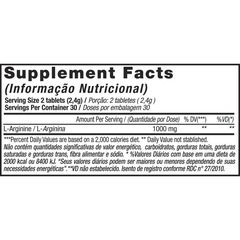 L-ARGININE - AMINOÁCIDO - 60 TABLETES - BLACK SKULL - Foto 2