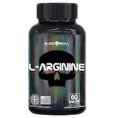 L-ARGININE - AMINOÁCIDO - 60 TABLETES - BLACK SKULL - Foto 1