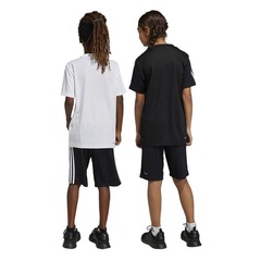 Bermuda Infantil adidas Essentials 3 Listras - Foto 7
