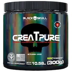 Creatina Creapure Black Skull - 300g - Foto 1