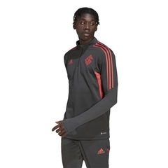 Blusão do Internacional de Moletom adidas Treino 22/23 com Capuz - Masculina - Foto 2