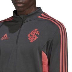 Blusão do Internacional de Moletom adidas Treino 22/23 com Capuz - Masculina - Foto 3