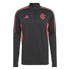 Blusão do Internacional de Moletom adidas Treino 22/23 com Capuz - Masculina - Foto 1