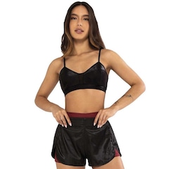 Shorts Alto Giro 2 Em 1 Light Shine - Feminino - Foto 4