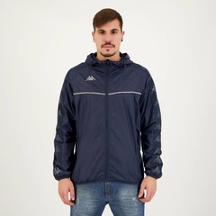 Jaqueta Corta Vento com Capuz Kappa Harris - Masculino - Foto 1