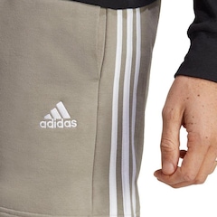 Bermuda de Moletom adidas 3 Stripes - Masculina - Foto 3