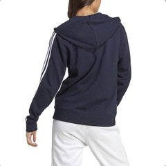 Jaqueta com Capuz adidas Regular Essentials 3-Stripes - Feminina - Foto 5