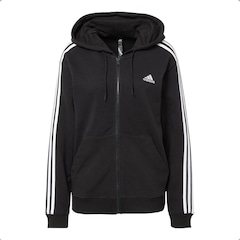 Jaqueta com Capuz adidas Regular Essentials 3-Stripes - Feminina - Foto 4