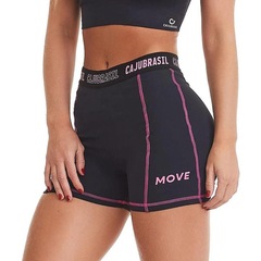 Shorts Caju Brasil Nz Move - Feminino - Foto 1