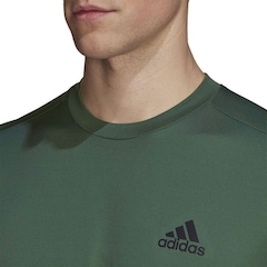 Camiseta adidas D2M Plain - Masculina - Foto 2