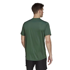 Camiseta adidas D2M Plain - Masculina - Foto 3