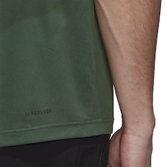 Camiseta adidas D2M Plain - Masculina - Foto 4