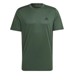 Camiseta adidas D2M Plain - Masculina - Foto 5