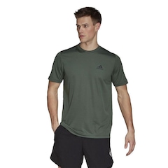 Camiseta adidas D2M Plain - Masculina - Foto 6