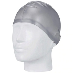 Touca de Natação Speedo Flat Swin Cap Silicone Treinamento C180 - Adulto - Foto 1