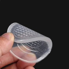 Palmilha Ortopédica Sml Transparente Para Calcanhar Em Silicone - Par - Adulto - Foto 5