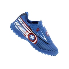 Chuteira Society Dray Marvel 4055 Capitão América - Infantil - Foto 1