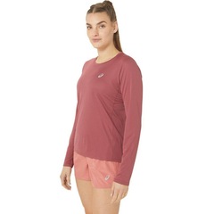 Camiseta Manga Longa Asics Knit - Feminina - Foto 3