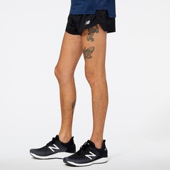 Bermuda New Balance Accelerate Split - Masculino - Foto 3
