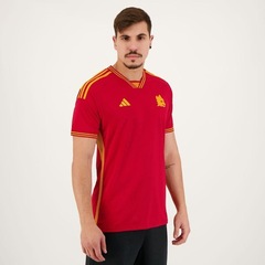 Camisa Roma I 2024 21 Dybala adidas - Masculina - Foto 4