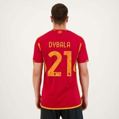 Camisa Roma I 2024 21 Dybala adidas - Masculina - Foto 5