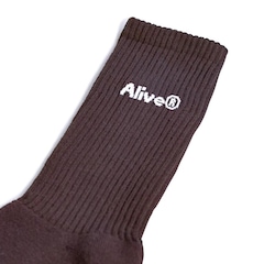 Kit Meias Cano Alto Alive Logo - 34 Ao 46 - 3 Pares - Adulto - Foto 1