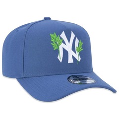 Boné Aba Curva New Era 9Forty A-Frame Mlb New York Yankees Rooted Nature - Snapback - Adulto - Foto 3