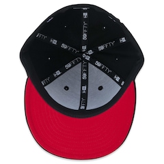 Boné Aba Reta New Era 59Fifty Fitted Low Profile Nba Chicago Bulls Freestyle - Fechado - Adulto - Foto 5