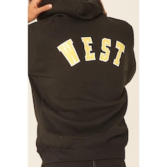 Blusão De Moletom Com Capuz Mitchell & Ness Fechado Com Capuz All Star West - Masculino - Foto 2