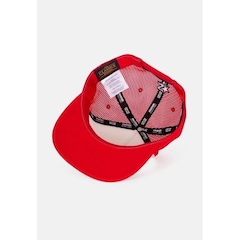 Boné Starter Aba Reta Snapback Trucker Foam Vermelho - Starter - Foto 5