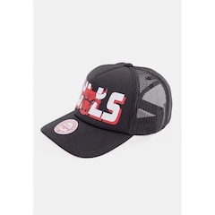 Boné Aba Curva Mitchell & Ness Chicago Bulls - Adulto - Foto 1