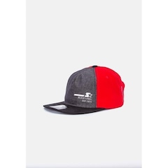 Boné Starter Aba Reta Strapback Desestruturado Vermelho - Starter - Foto 5