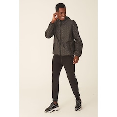 Jaqueta Corta Vento Com Capuz NBA - Masculina - Foto 2