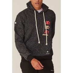 Blusão de Moletom Starter com Capuz Fechado - Masculino - Foto 4