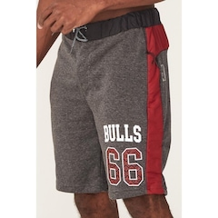 Bermuda Nba Moletom Chicago Bulls - Masculina - Foto 5