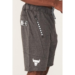 Bermuda NBA Moletom Chicago Bulls - Masculina - Foto 3