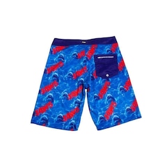 Bermuda Boardshort HD Sublimado Collab Jaws - Masculina - Foto 2