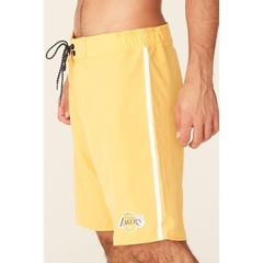 Bermuda Boardshort Nba Com Elástico Los Angeles Lakers - Masculina - Foto 2