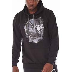 Blusão De Moletom Com Capuz NBA Fechado Geometric - Masculino - Foto 1