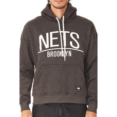 Blusão De Moletom Com Capuz NBA Brooklyn Nets - Masculino - Foto 4