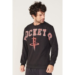 Blusão De Moletom Sem Capuz Nba Houston Rockets - Masculino - Foto 2